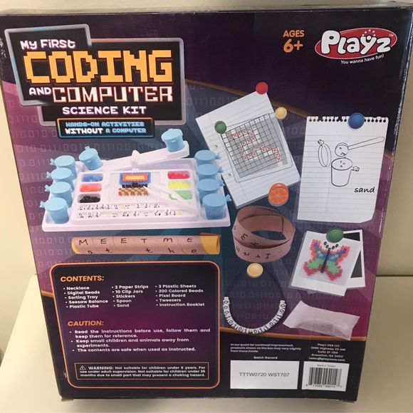 My First Coding And Computer Science Kit By Playz Age 6 And Up 30+ Tools - Picture 2 of 2